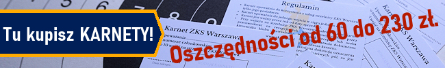 cennik - karnety ZKS Warszawa