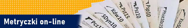 zawody - metryczki on-line