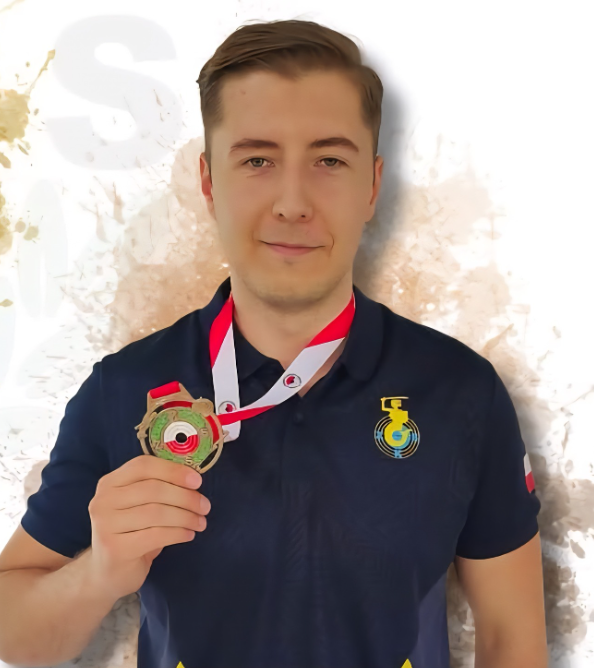 Marcin Augustyniak - brązowy medal na Młodzieżowych Mistrzostwach Polski, karabin 60